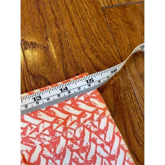 Cynthia rowley orange chevron abstract pencil skirt 4 - Picture 4 of 6